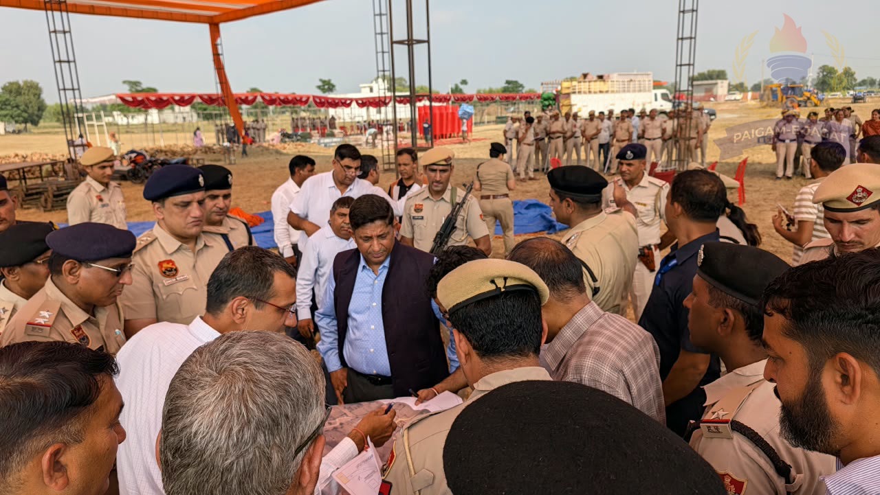 Hansi Police Rehearse Security Arrangements Ahead of Chief Minister’s Visit to Rakhigarhi; SP Vinod Kumar Reviews Preparations