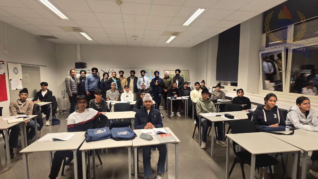 Giani Kuldeep Singh Gargajj Visits Mata Gujri Ji Punjabi School in Norway