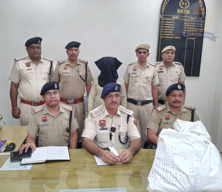 Sadar Ratia Police Crack Down on Drug Trafficking, Arrest Accused with 9,600 Intoxicant Tablets Worth Around ₹7 Lakh