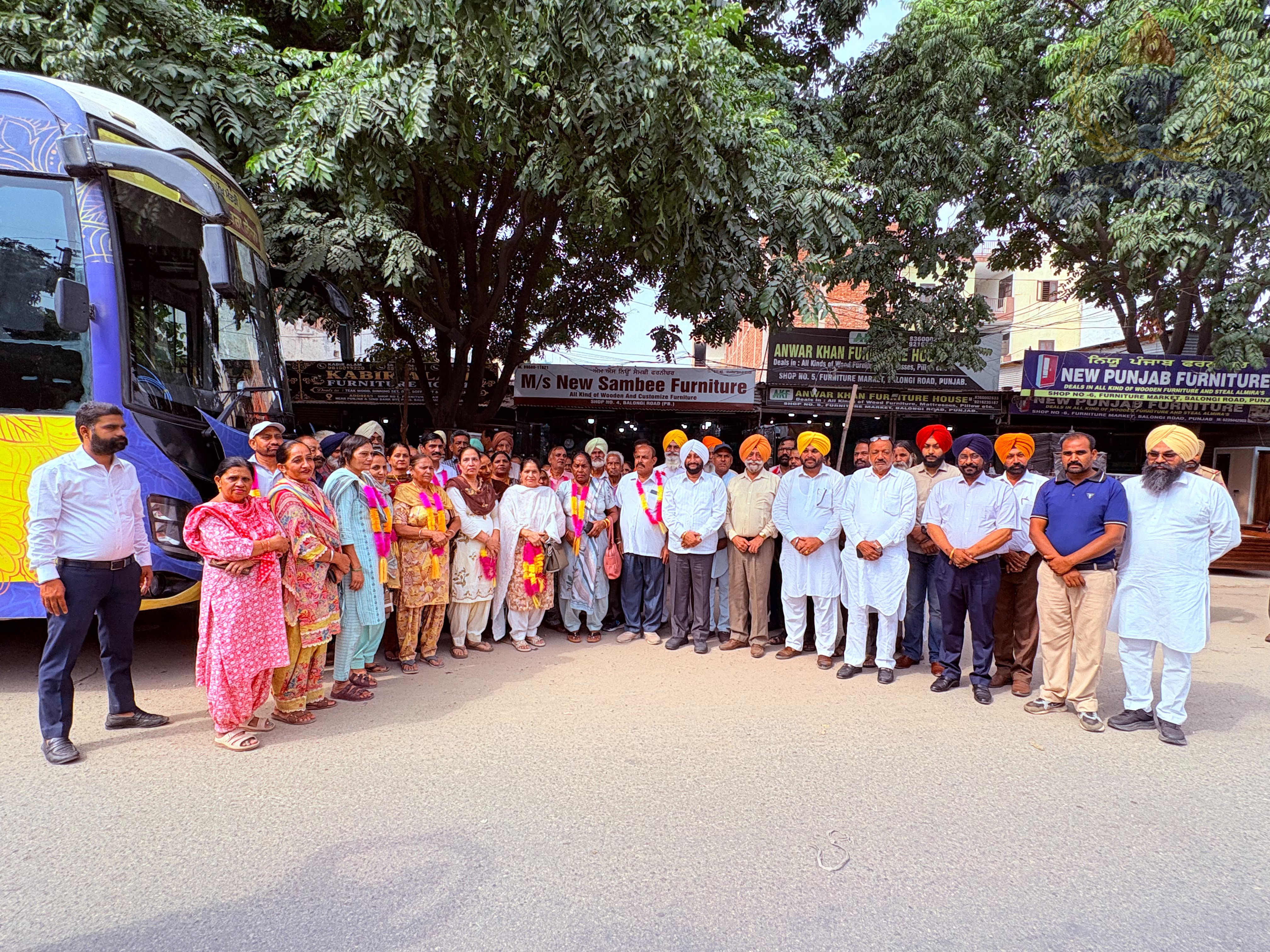 Two Buses Depart from Mohali Constituency for Sri Amritsar Sahib Under Chief Minister Pilgrimage Scheme