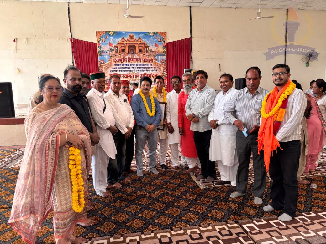 MLA Jimpa Gives a Warm Welcome to Lord Valmiki Ji’s Shobha Yatra