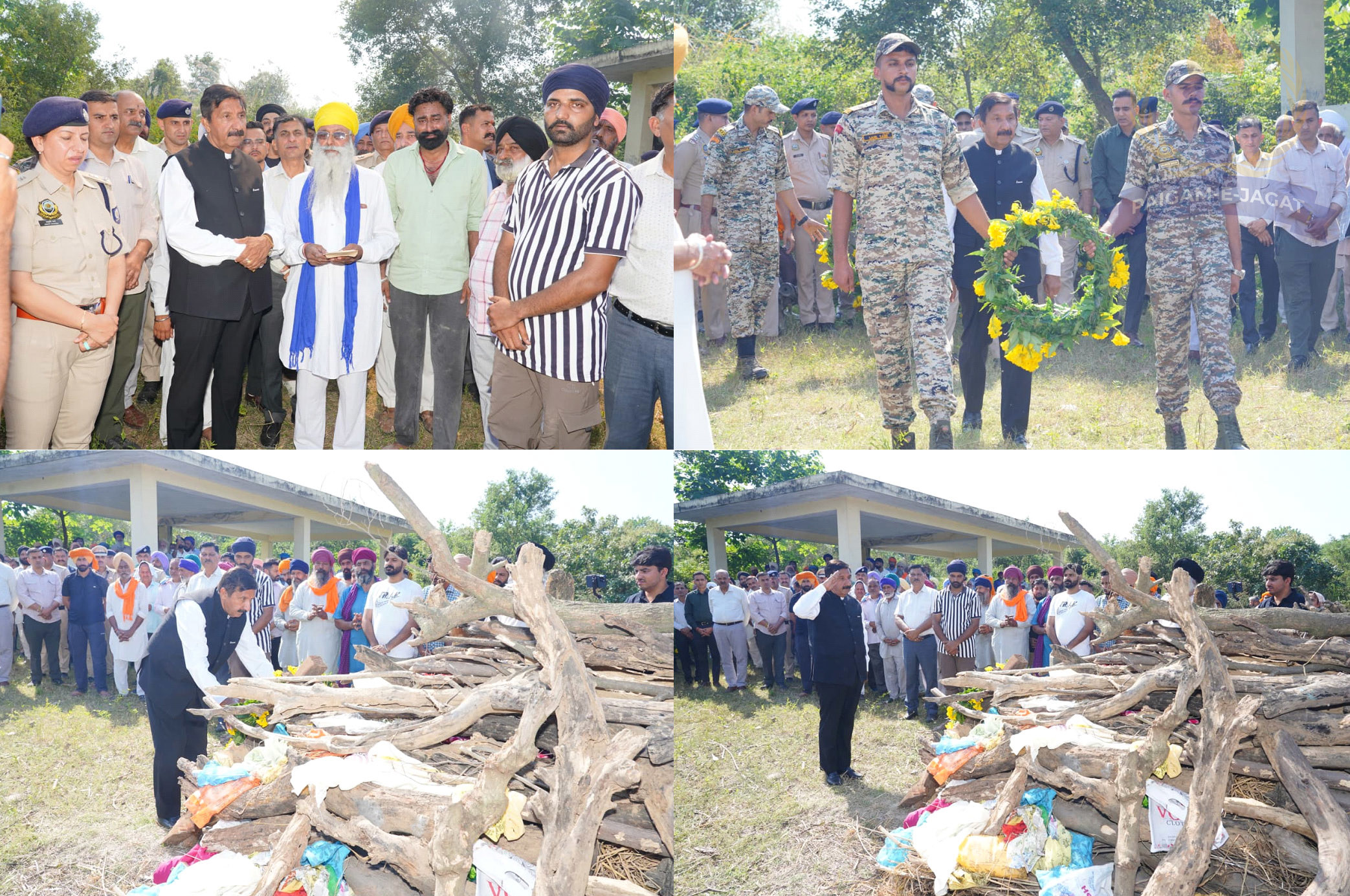 Deputy Chief Minister Mukesh Agnihotri Attends Funeral of Constable Amreek Singh, Pays Tribute