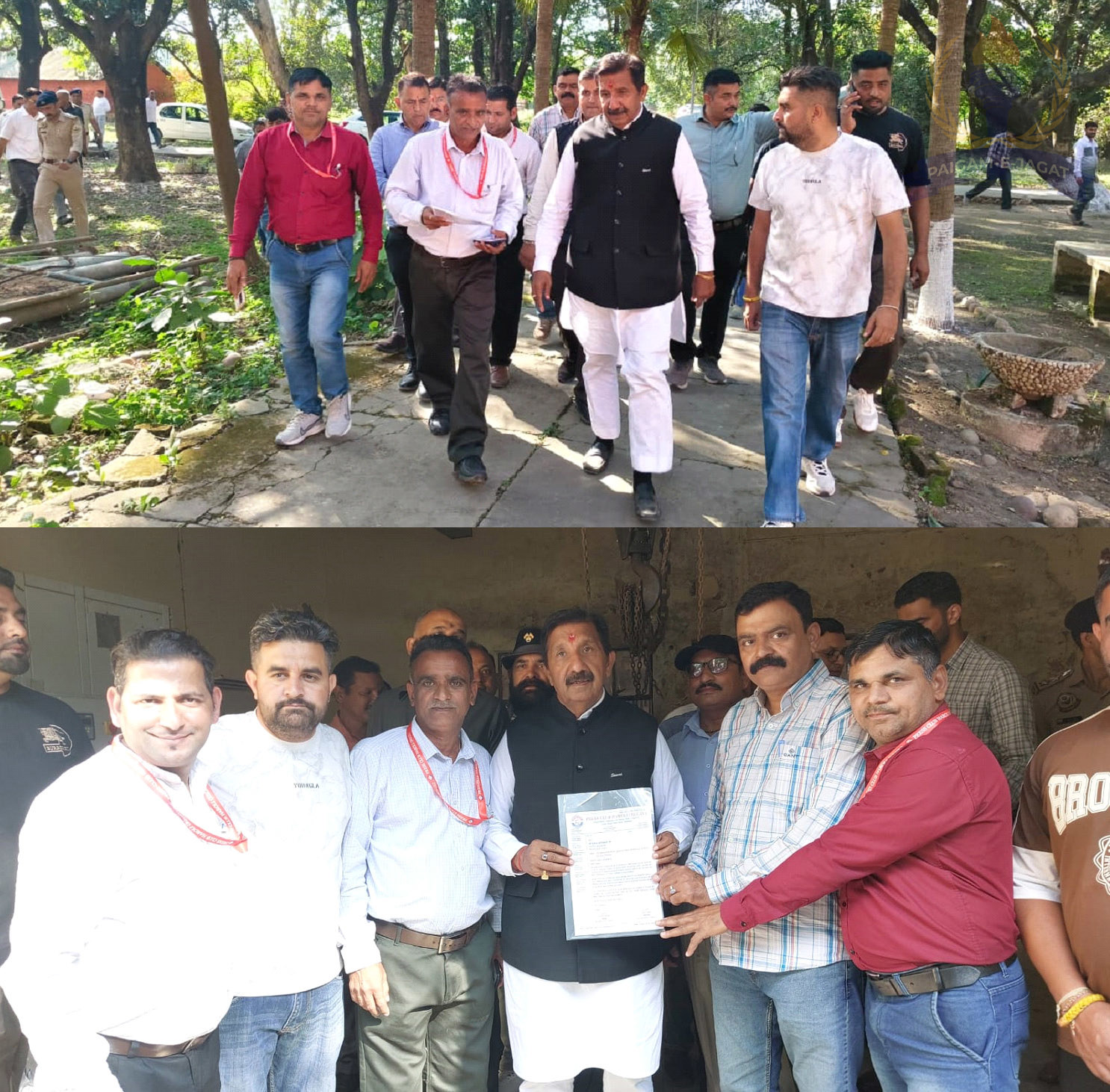 Press Club Haroli President Narayan Prabhakar Leads Delegation to Meet Deputy Chief Minister