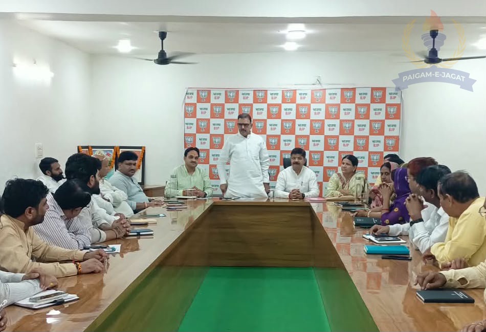BJP State General Secretary Gopal Sharma Holds Organizational Visit in Hansi, Interacts with Workers on Organizational Matters