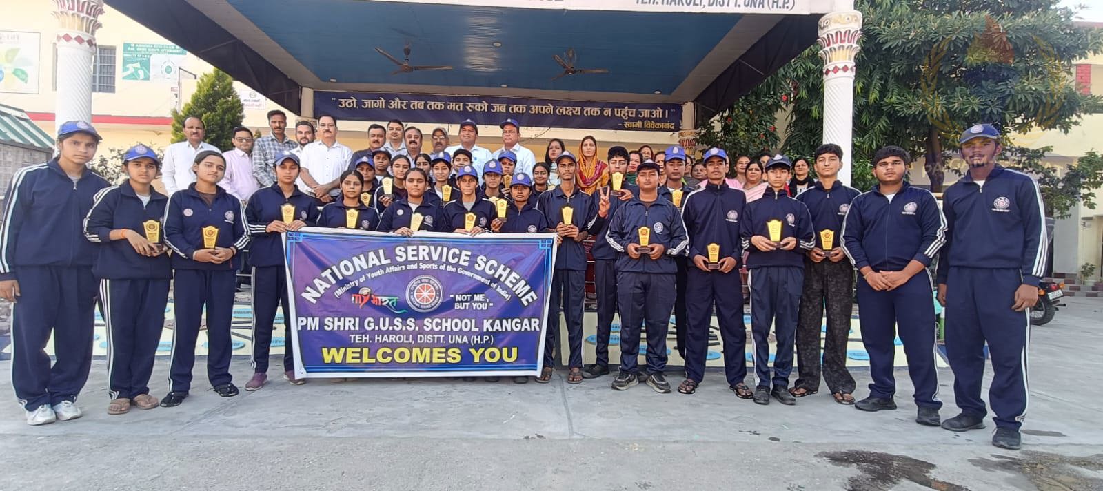 Seven-Day NSS Special Camp Concludes at PM SHRI Government Excellent Senior Secondary School Kangar