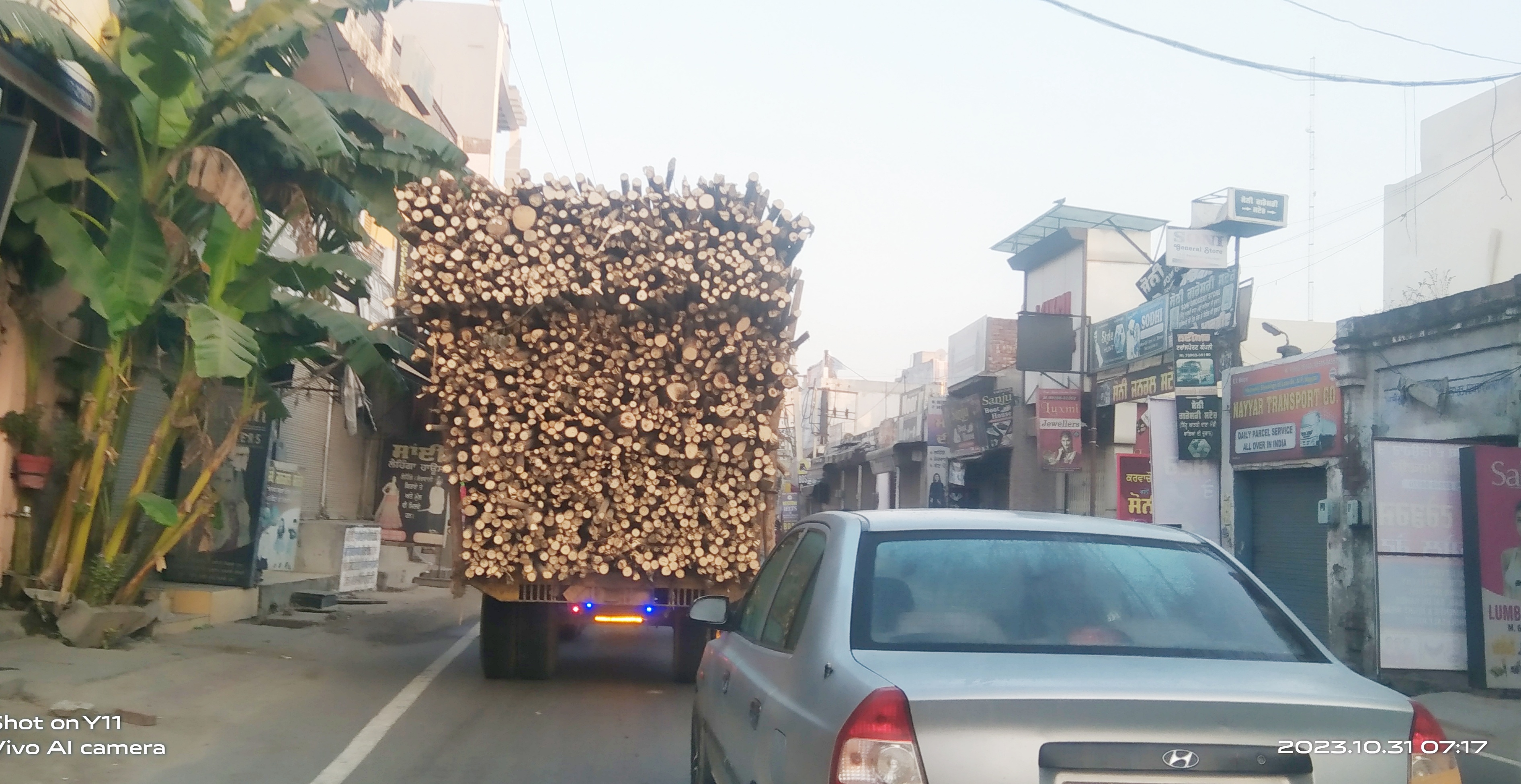 Overloaded vehicles running on the roads loaded with death goods, the administration kept silent