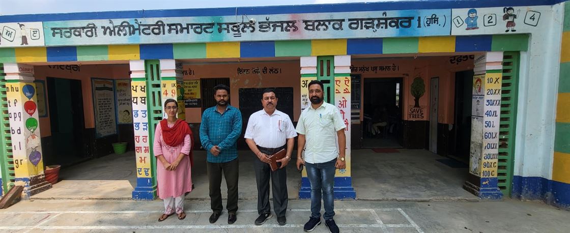 District Education Officer made surprise inspection of different schools of Garshankar